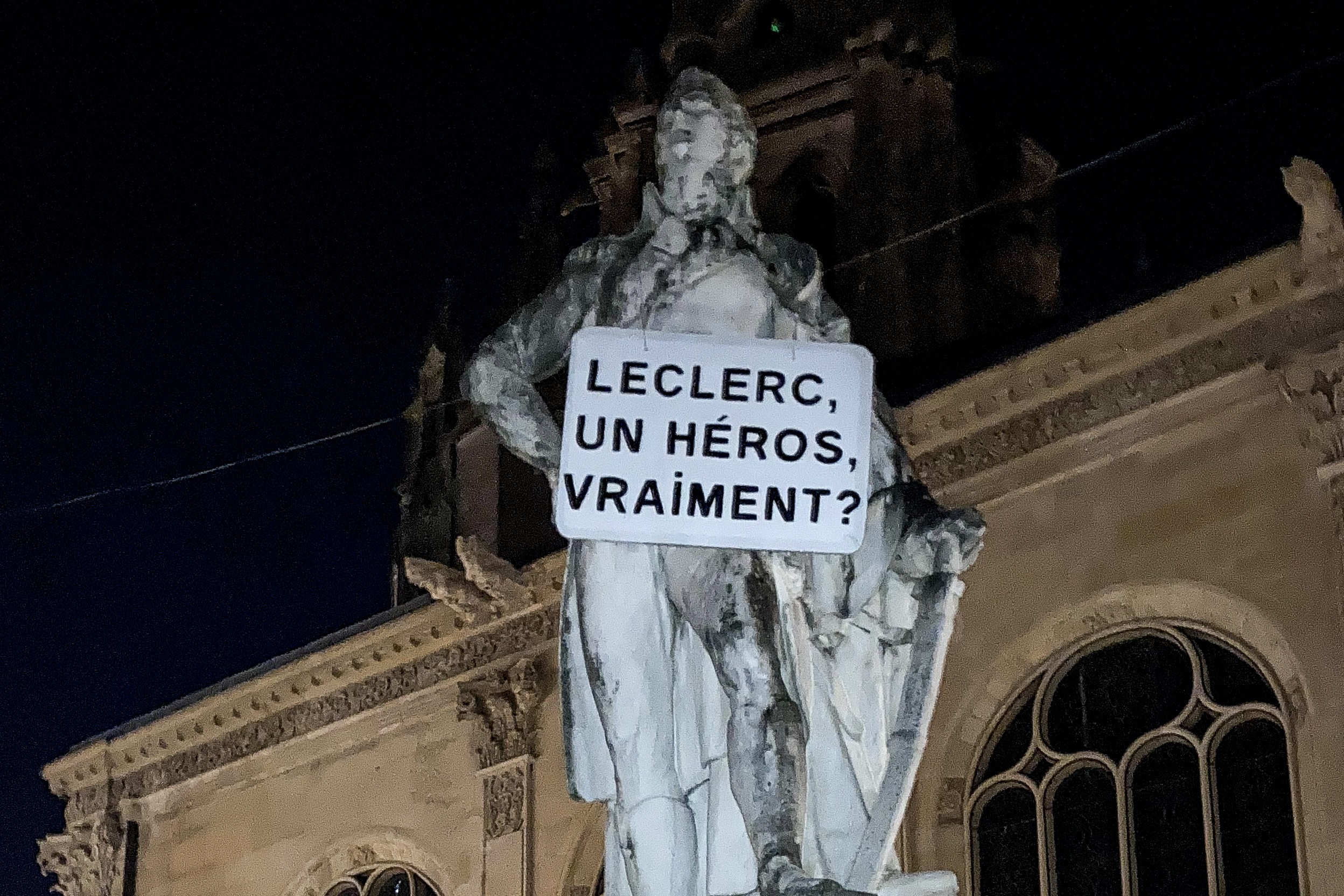 Statue du Général Leclerc PAGV saisit la justice ! Pontoise A
